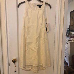 French Connection size 0 white dress NWT